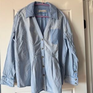 We The Free chambray, denim shirt, size small new without tags